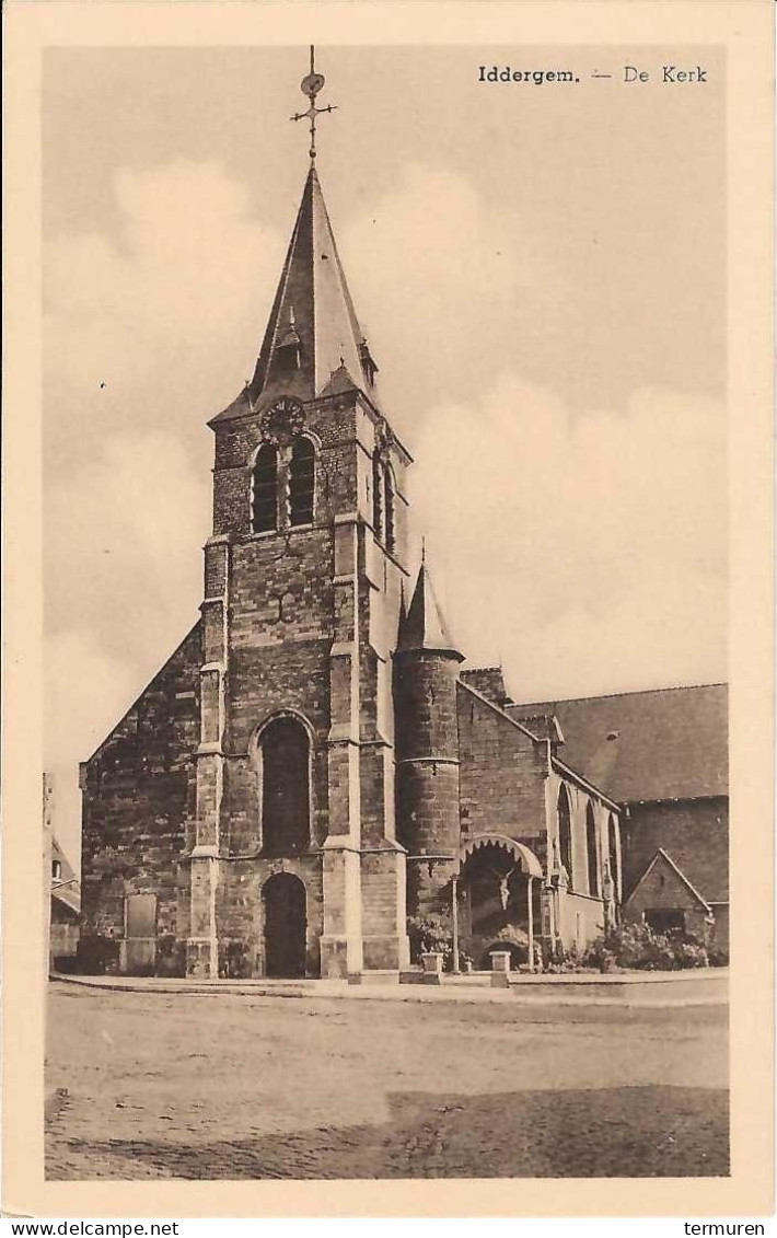 Iddergem : De Kerk (uitagev René Verbeken-Huys -Delhaize) - Denderleeuw