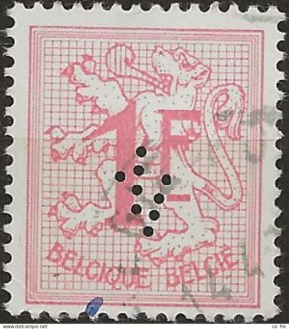 Belgique N°71027B Perforé (ref.2) - 1951-..