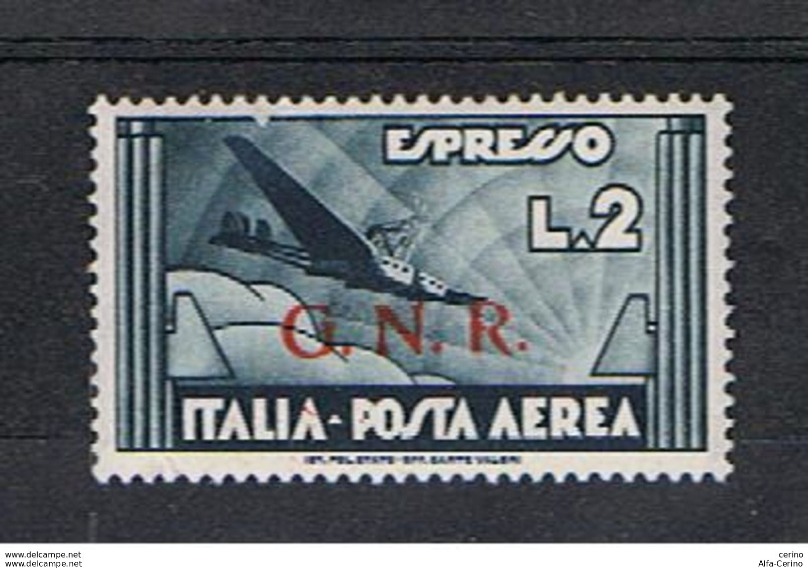 R.S.I. :  1944  P.A. ESPRESSO  -  £. 2  ARDESIA  T.L. -  SASS. 125 - Nuovi