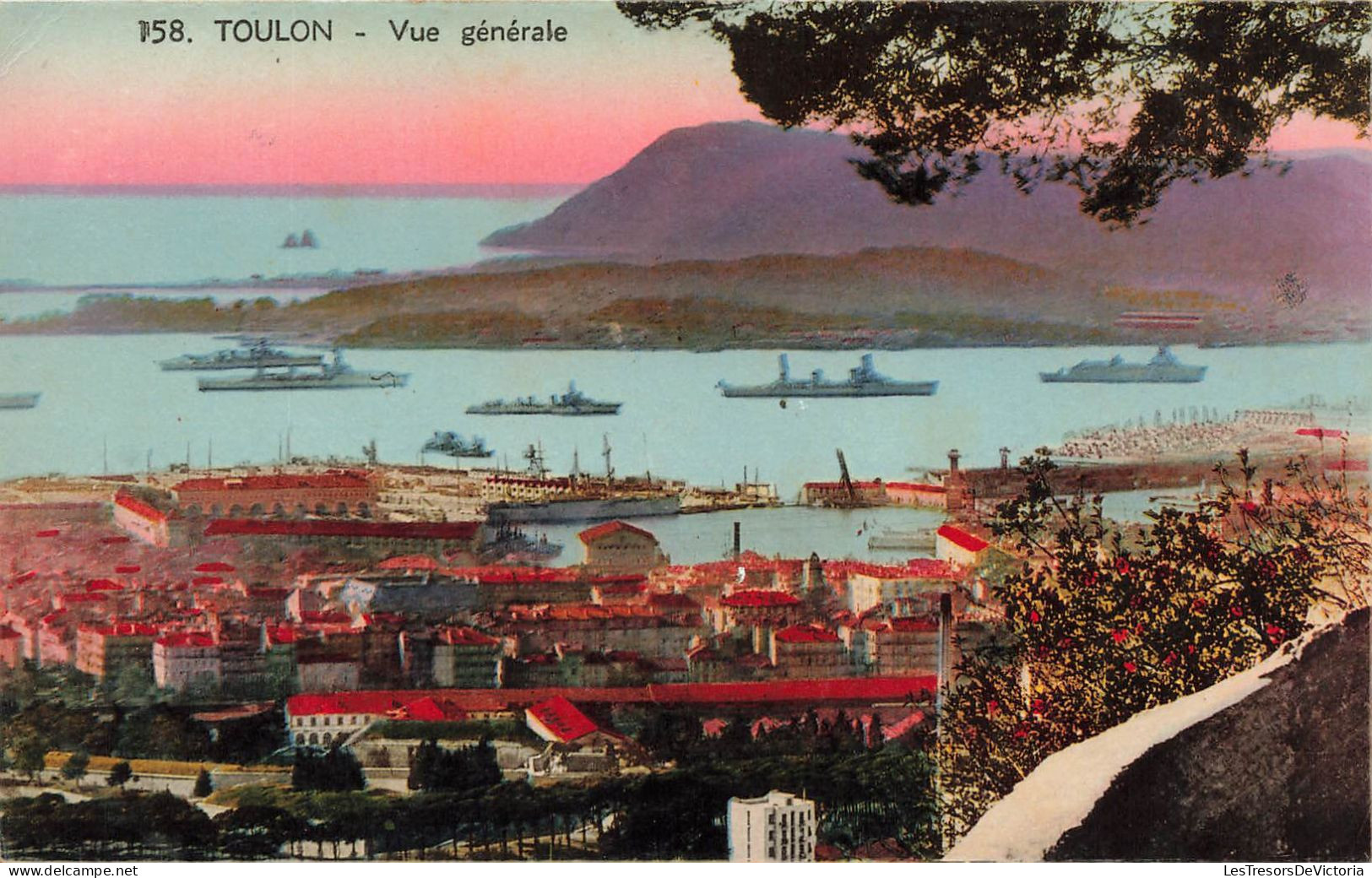 FRANCE - Toulon - Vue Générale De La Ville - Colorisé - Carte Postale Ancienne - Toulon