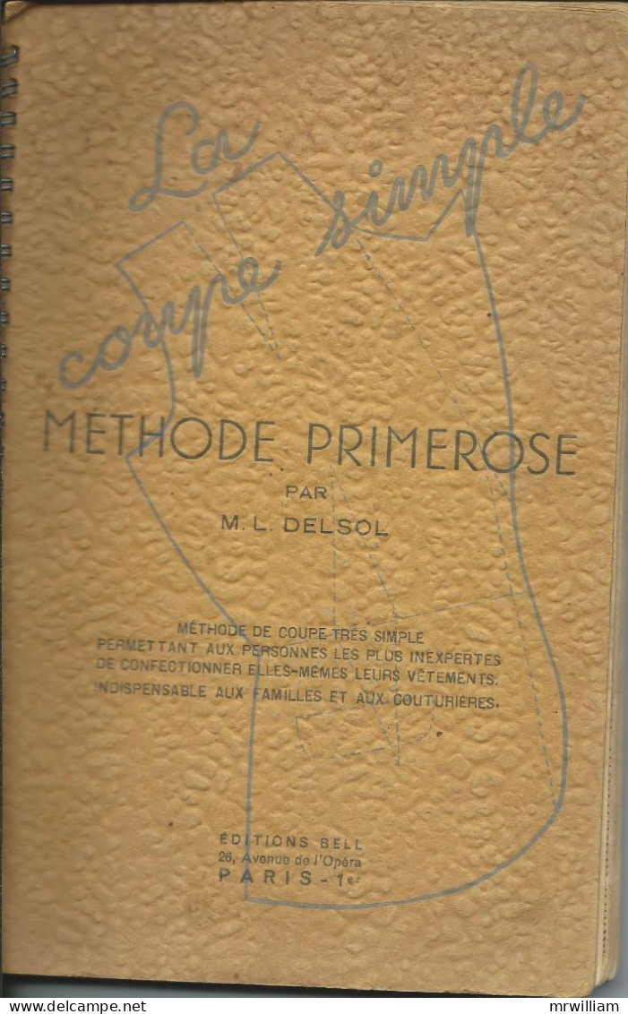 La Coupe Simple, Méthode Primerose Par M.L. Delsol (Couture), 1950 - Fashion