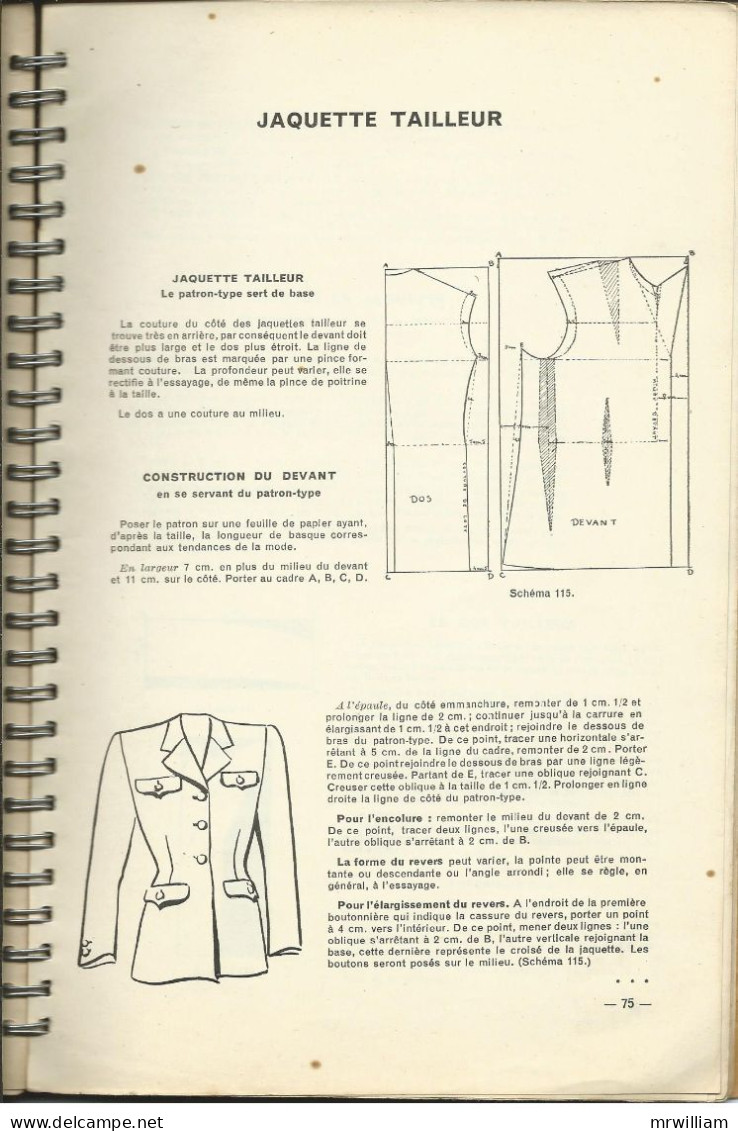 La Coupe Simple, Méthode Primerose par M.L. Delsol (Couture), 1950