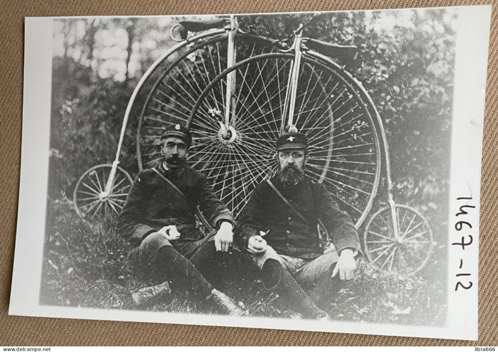 PENNY-FARTHING CYCLES, Bicycle Messengers  15x10 Cm (REPRO PHOTO! Zie Beschrijving, Voir Description, See Description)! - Altri & Non Classificati