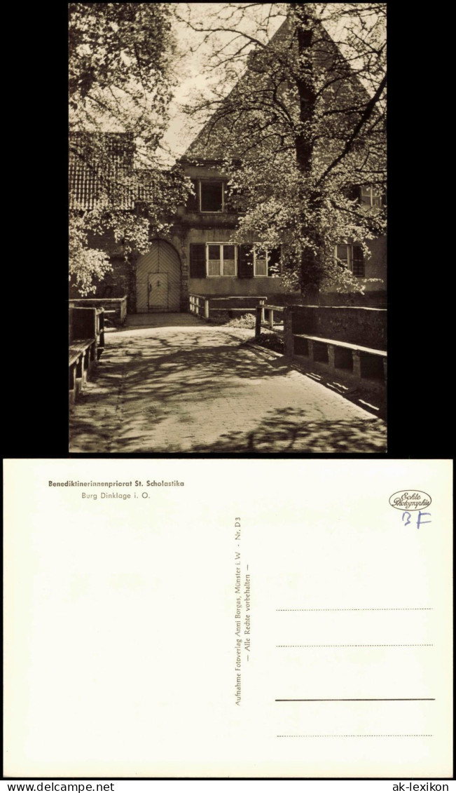 Dinklage Benediktinerinnenpriorat St. Scholastika Burg Dinklage I. O. 1950 - Dinklage