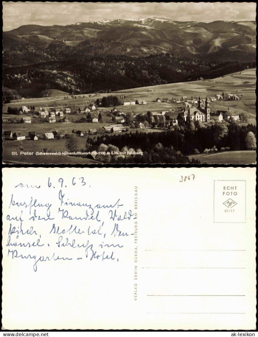 St. Peter (Hochschwarzwald) St. Peter (Hochschwarzwald) Blick Auf Die Stadt 1962 - St. Peter