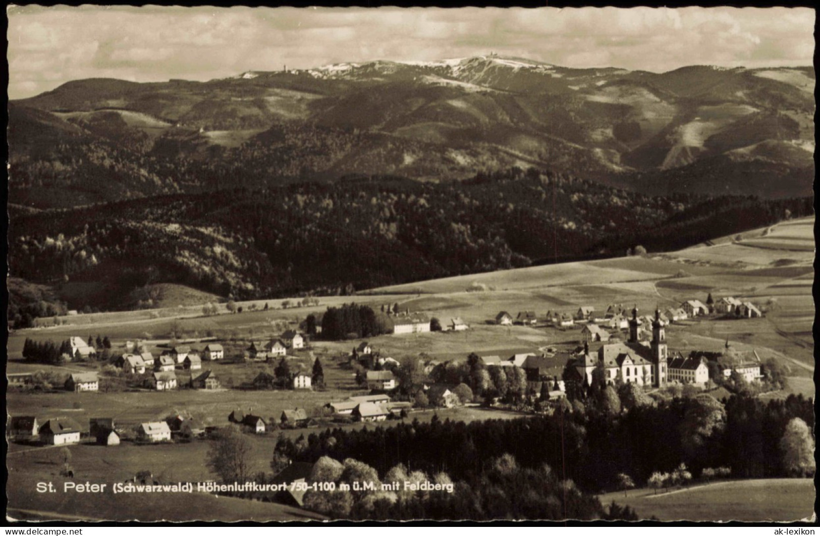 St. Peter (Hochschwarzwald) St. Peter (Hochschwarzwald) Blick Auf Die Stadt 1962 - St. Peter