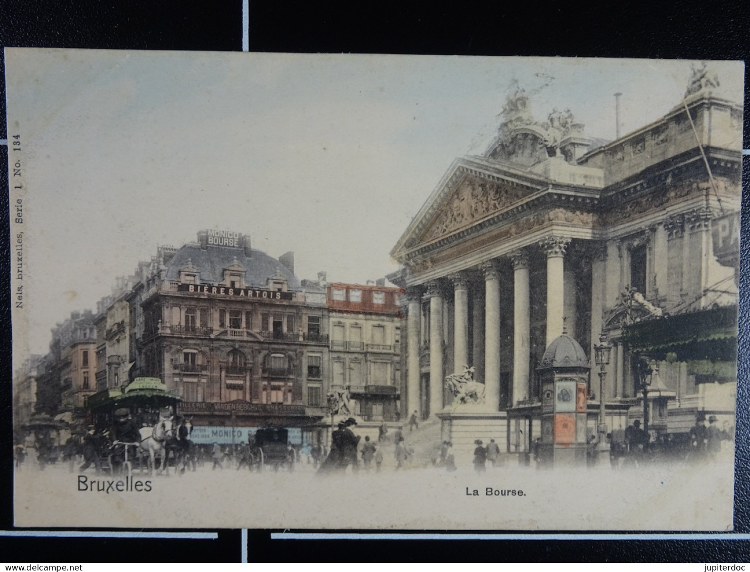 Bruxelles La Bourse (Nels Colorisée) - Prachtstraßen, Boulevards