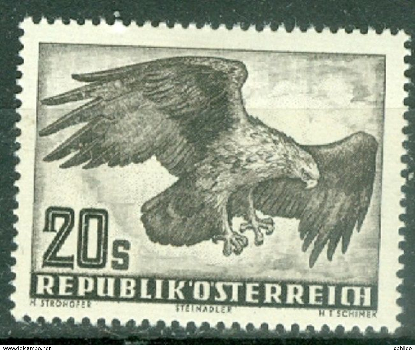 Autriche  Yvert  PA  60    *  TB  Oiseau - Neufs