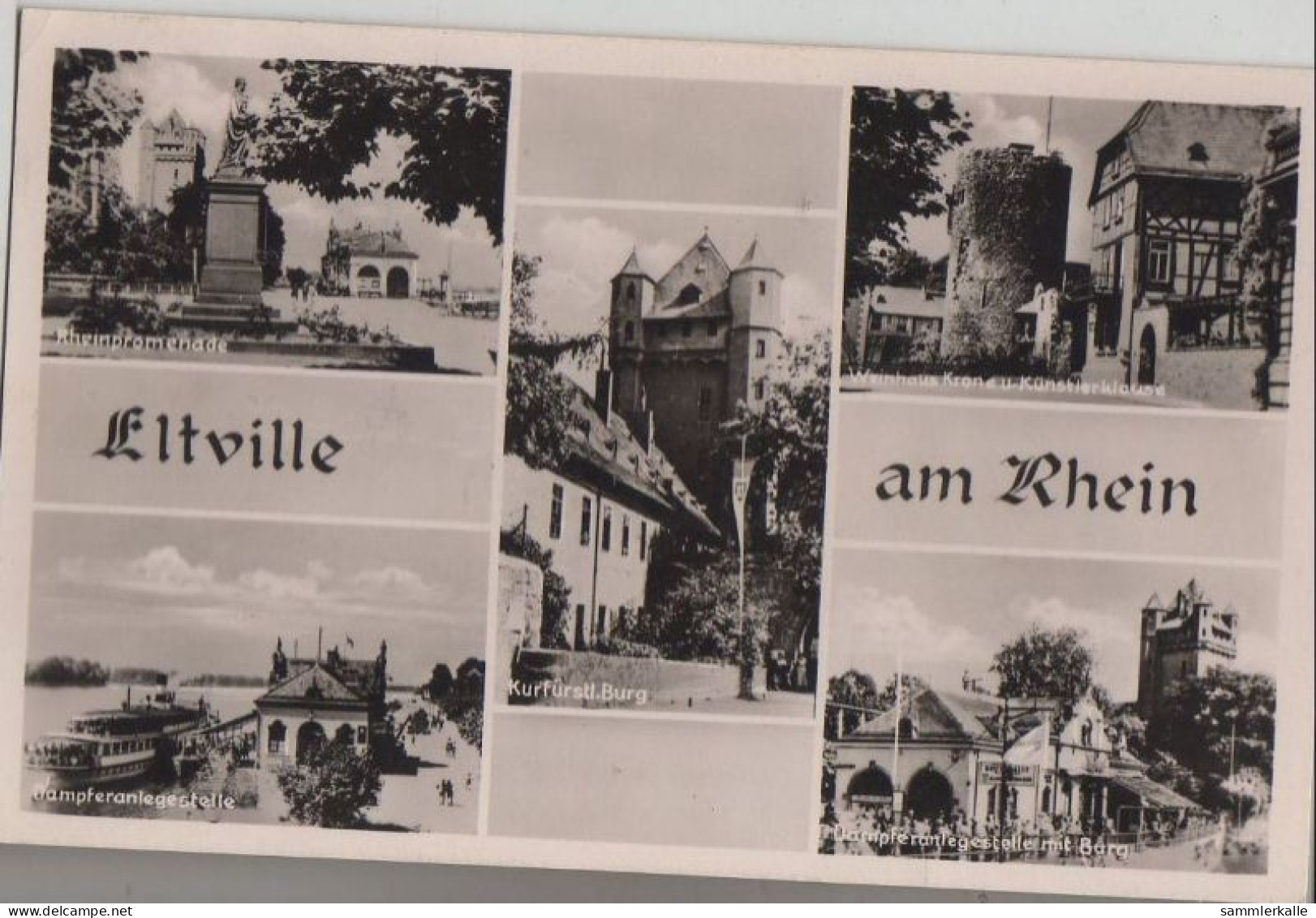 31388 - Eltville - U.a. Rheinpromenade - 1954 - Eltville