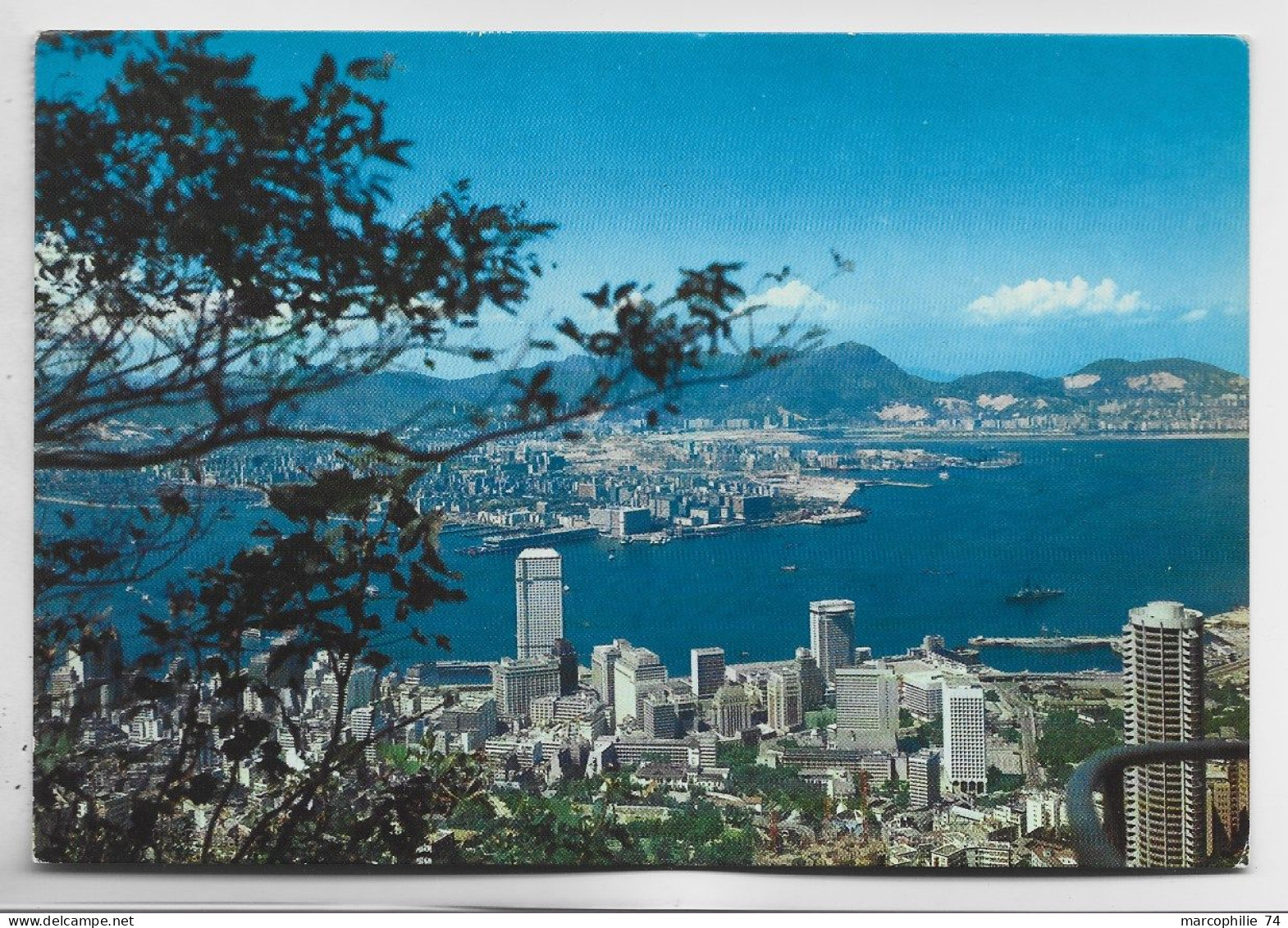 HONG KONG 40C+30C CARD AIR MAIL 1976 TO SUISSE - Brieven En Documenten