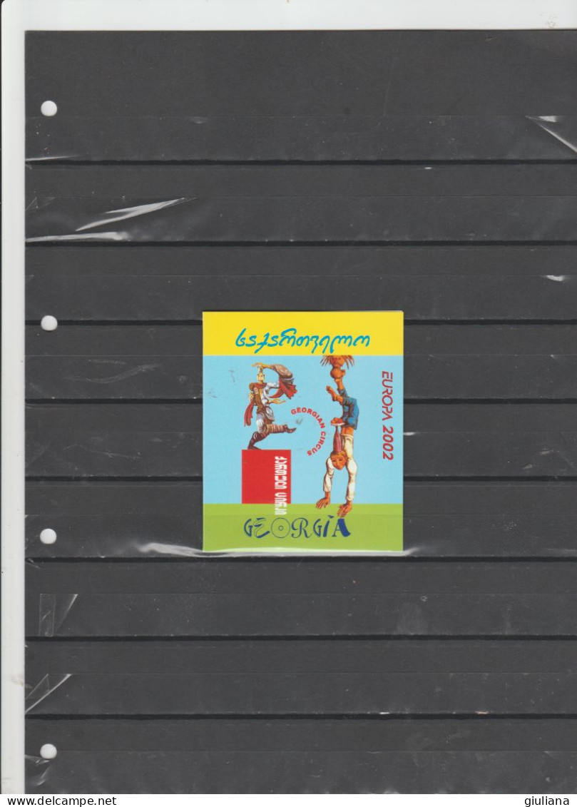 Georgia 2002 - (Yvert)  Libretto 299a**  "Europa Cept. Il Circo" - 2002