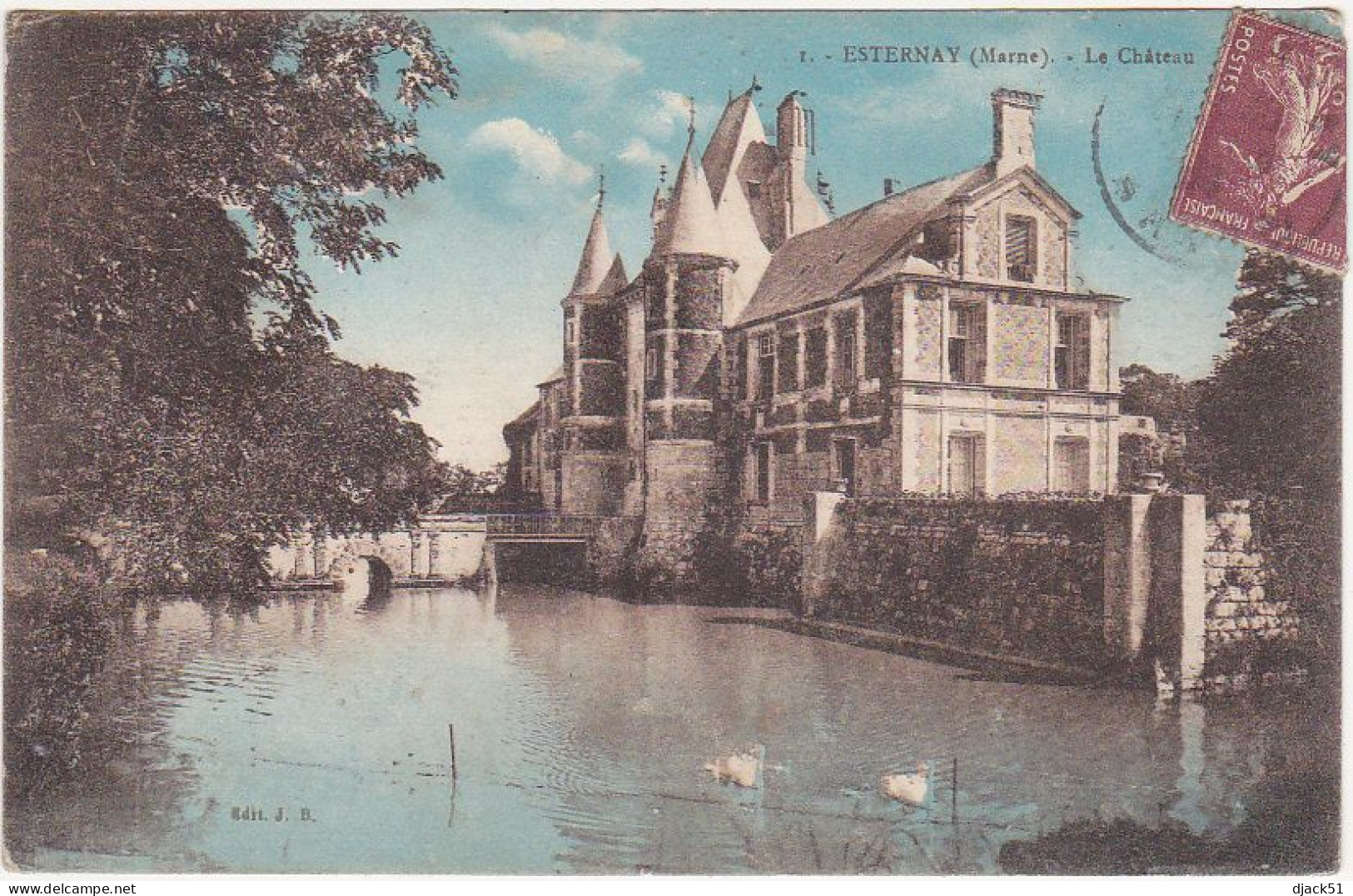 51 - ESTERNAY (Marne) - Le Château - 1930 - Esternay