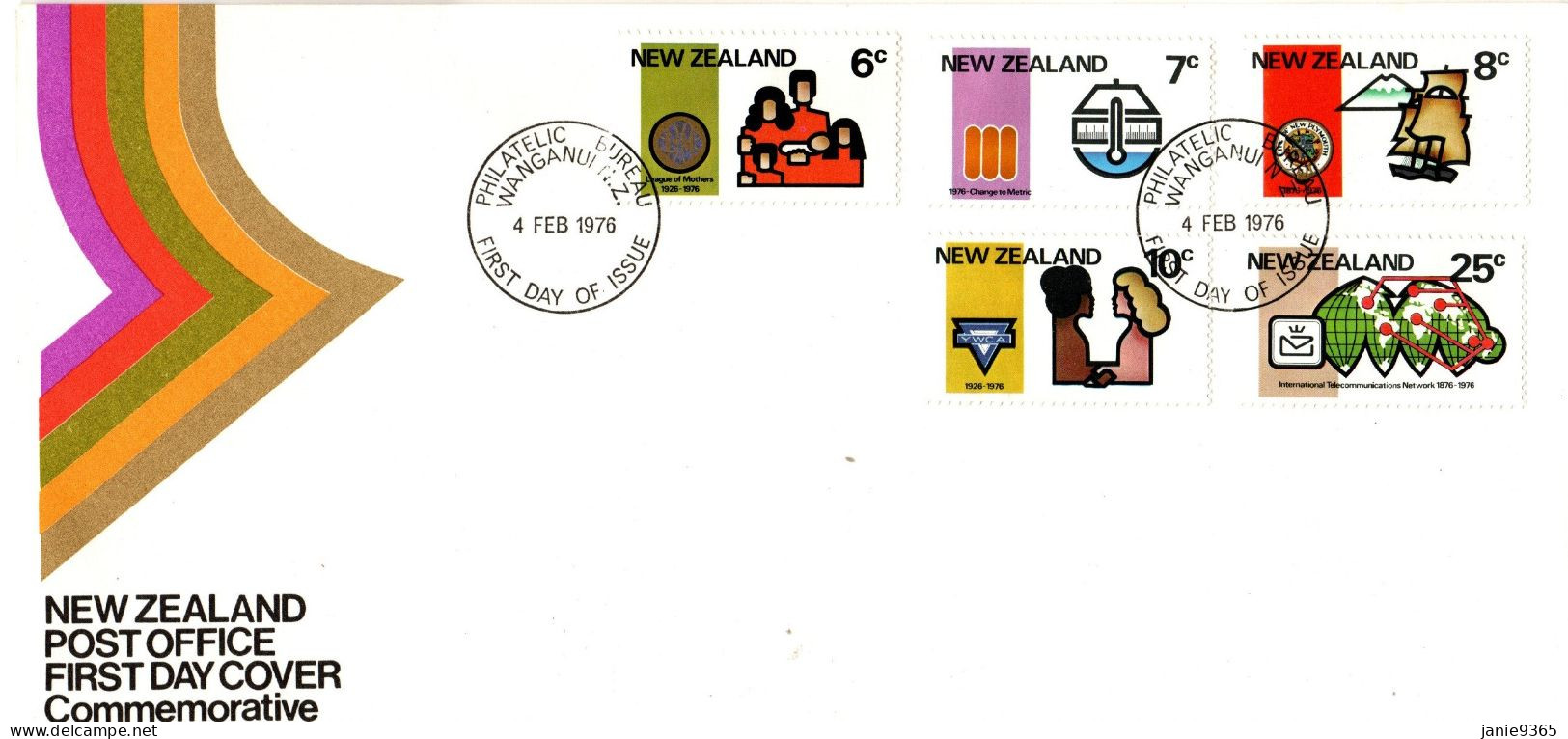 New Zealand 1976 Commemoratives  FDC - FDC