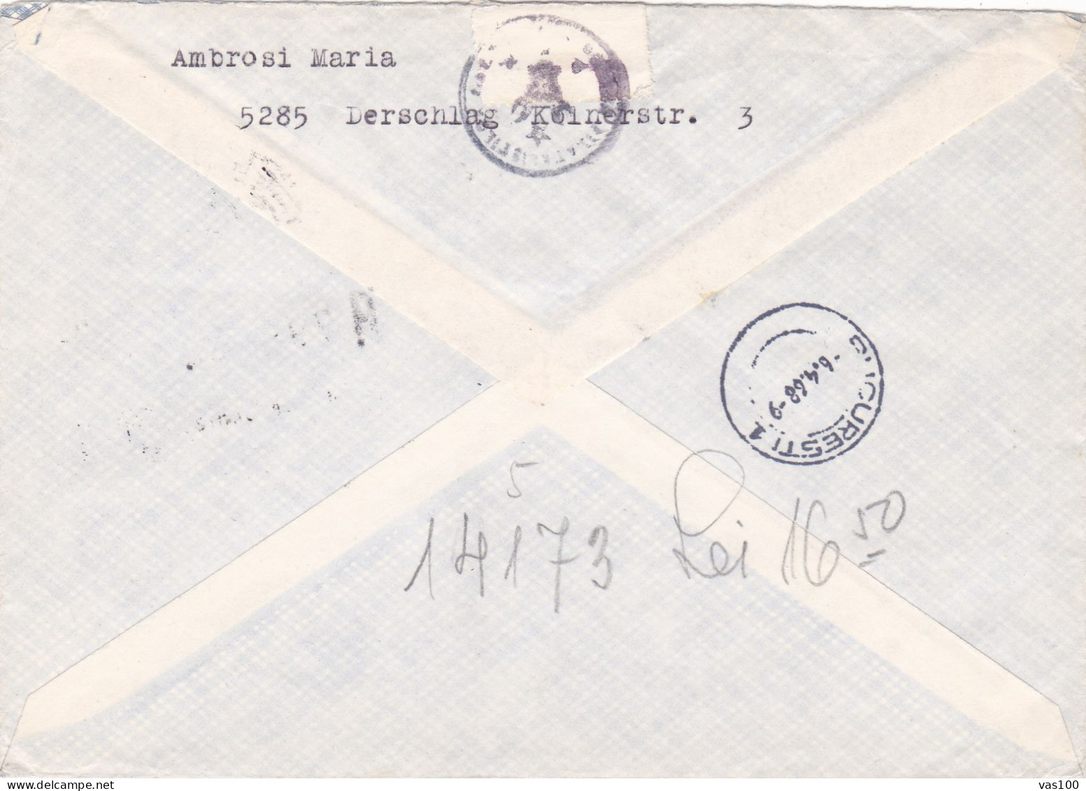 GERMANY ANIMALS STAMPS ON COVERS 1969,REGISTERED COVER - Roditori