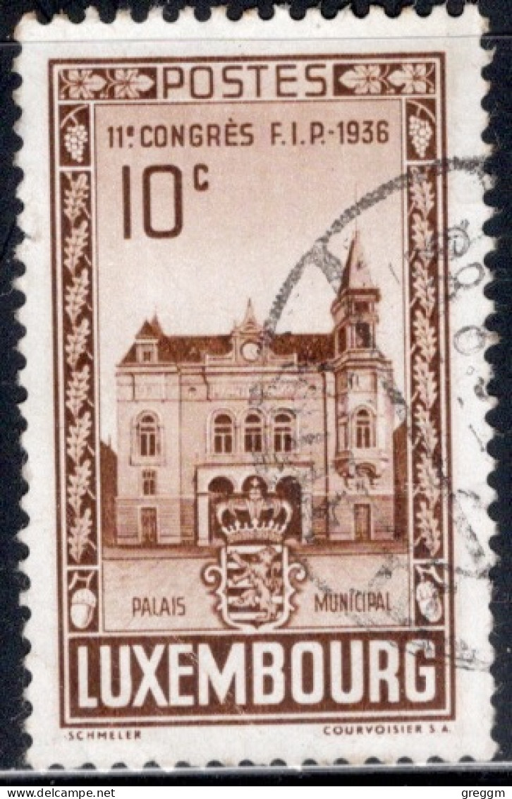 Luxembourg 1936 Single Stamp For Federation Internationale De Philatelie, FIP - Philatelic Week In Fine Used - Used Stamps