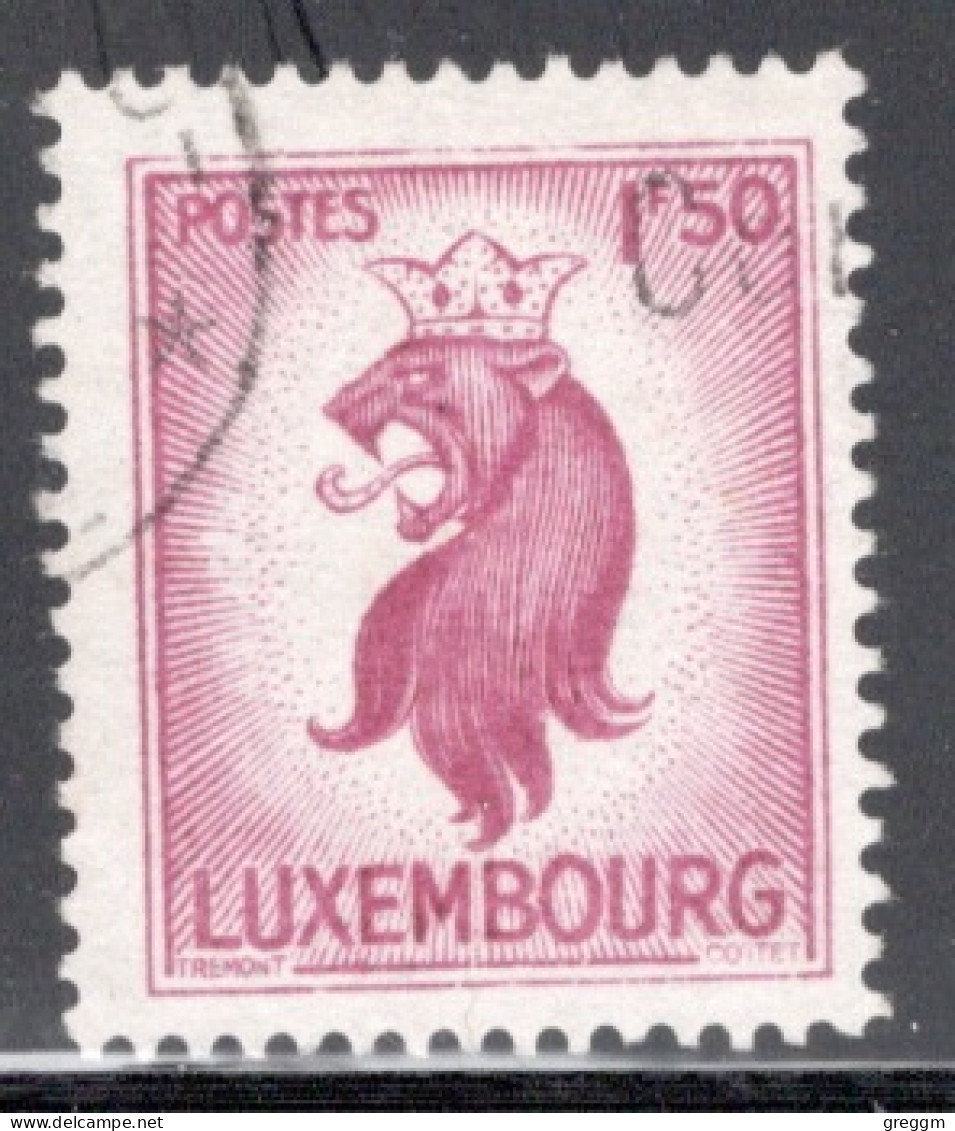 Luxembourg 1945 Single Stamp For Lion From Duchy Arms In Fine Used - Gebraucht