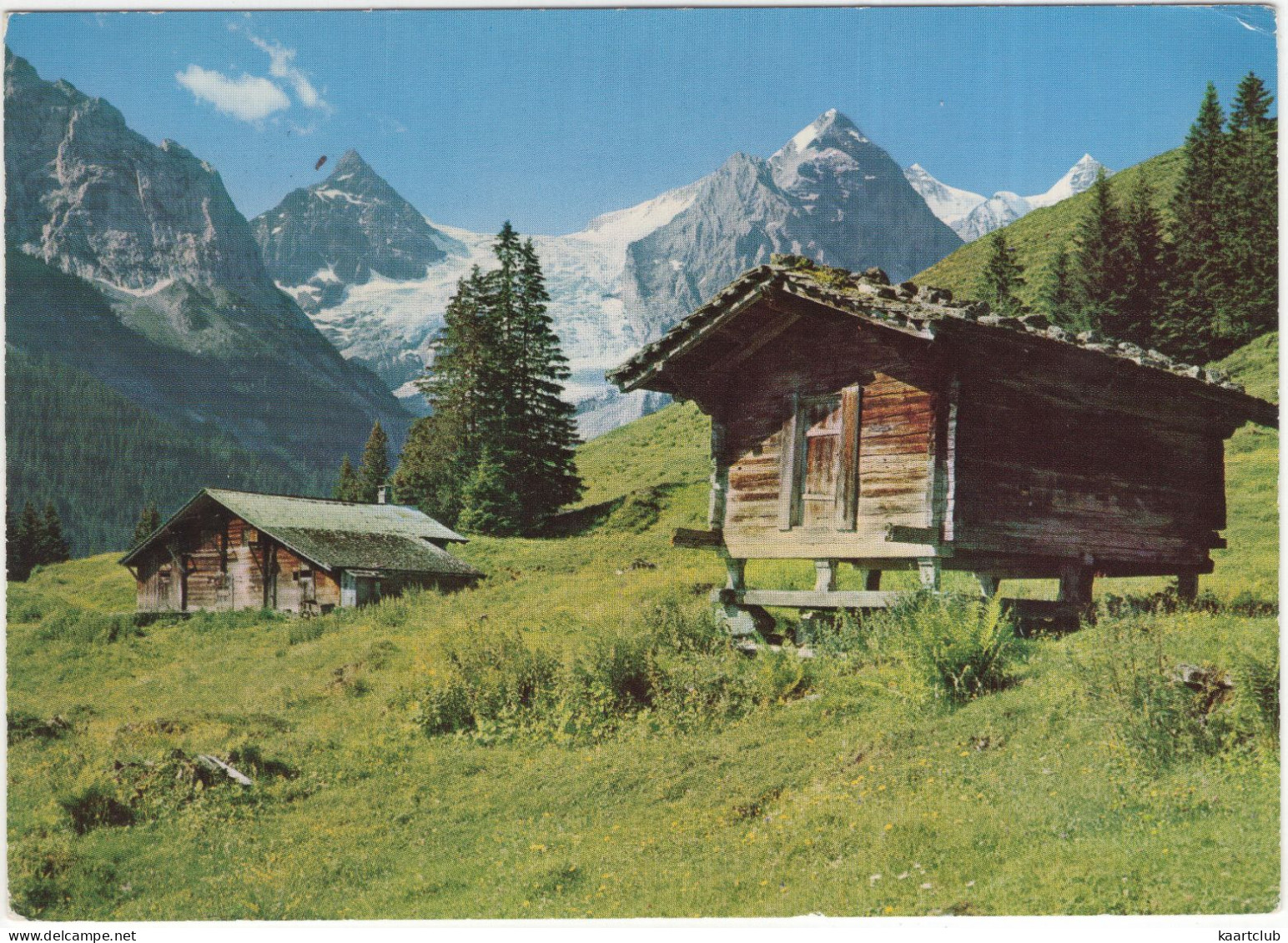 Rosenlaui, 1330 M. - B.O. Schweiz - Kaltenbrunnersalp Mit Wetterhorngruppe - (Suisse/Schweiz) - 1965 - Meiringen