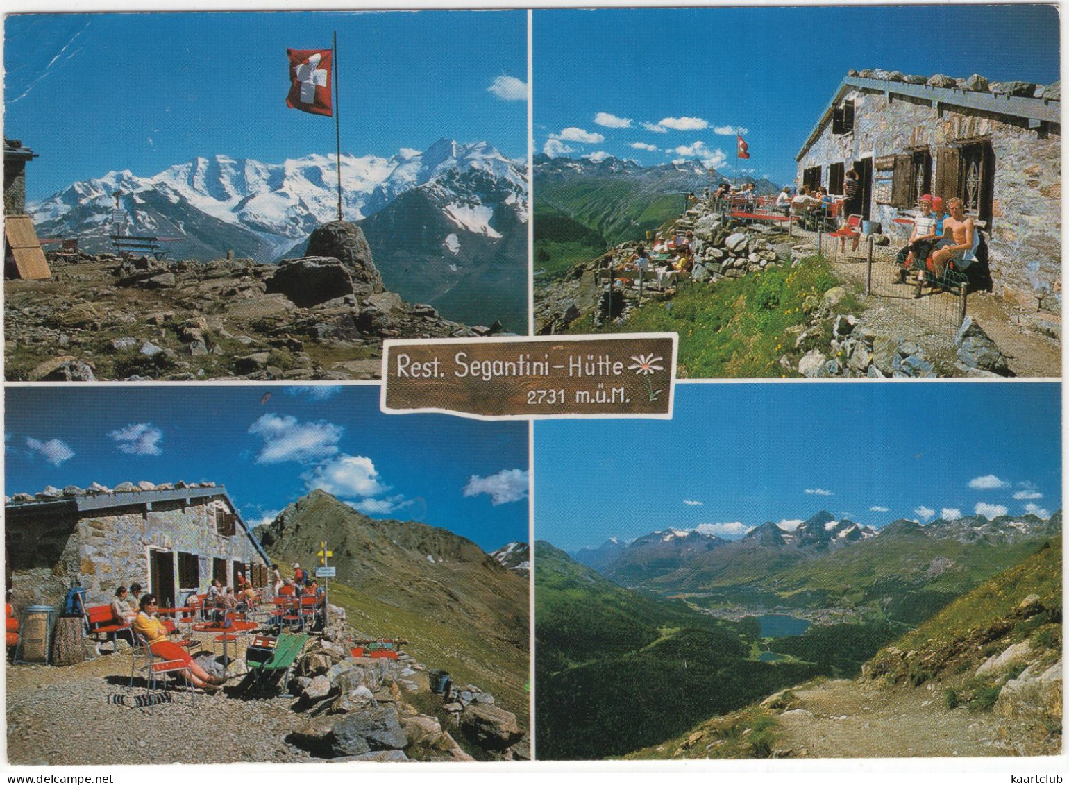 Restaurant Segantini-Hütte  2731 M.ü.M. - (Suisse/Schweiz) - Pontresina