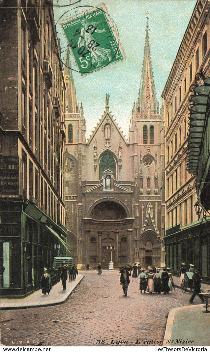 FRANCE - Lyon - L'église Saint Nizier - Carte Postale Ancienne - Otros & Sin Clasificación