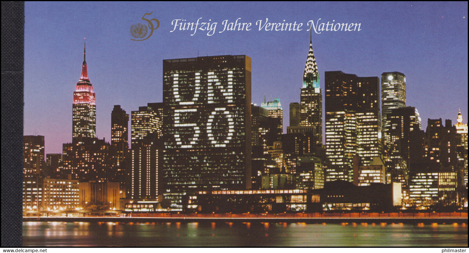 UNO Wien: Markenheftchen 1 Fünfzig Jahre Vereinte Nationen 1995, ** - Cuadernillos