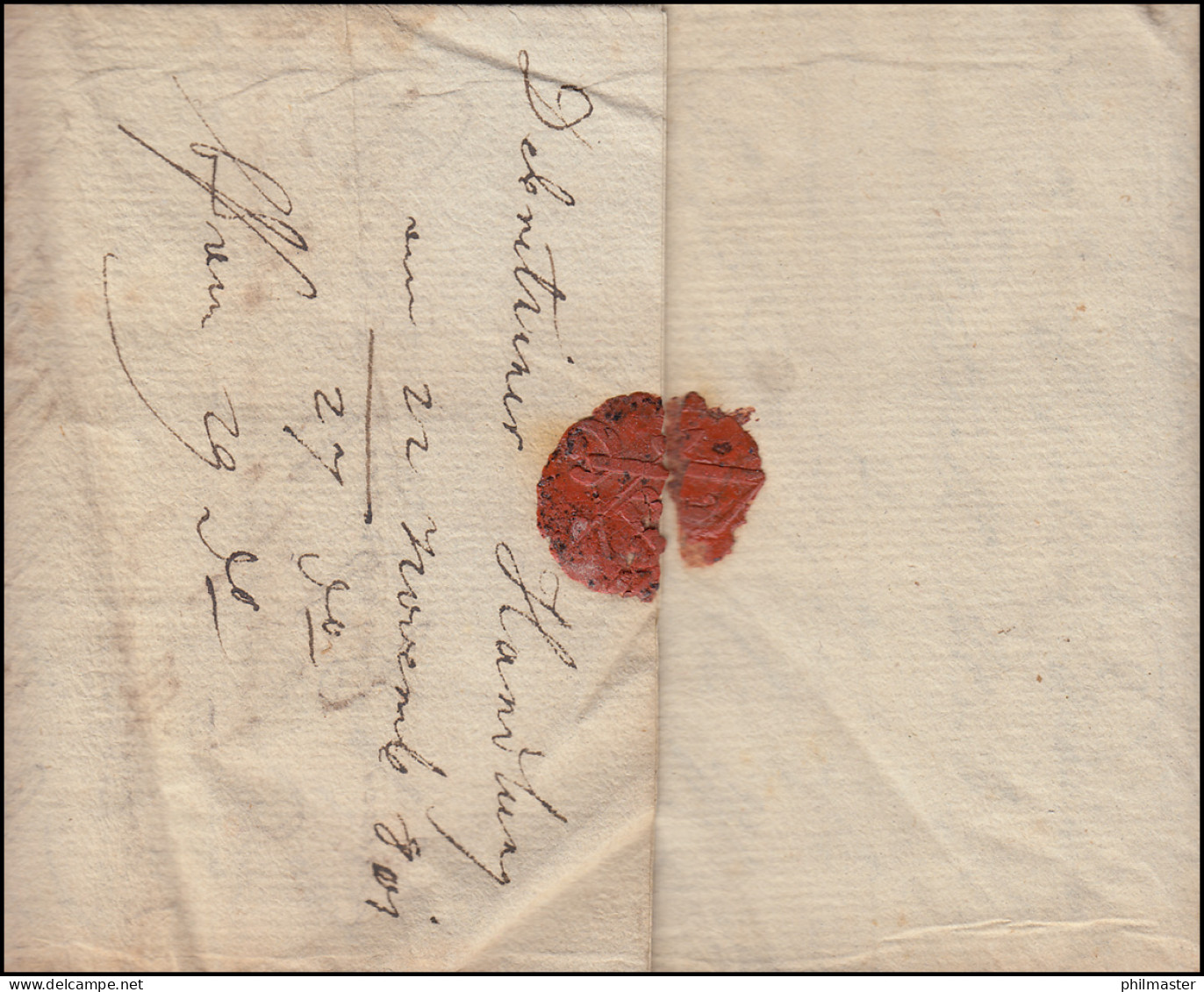 Ungarn Vorphilatelie Brief Aus DEBREZIN Nach PESTY Vom 22. November 1801 - ...-1867 Prefilatelia