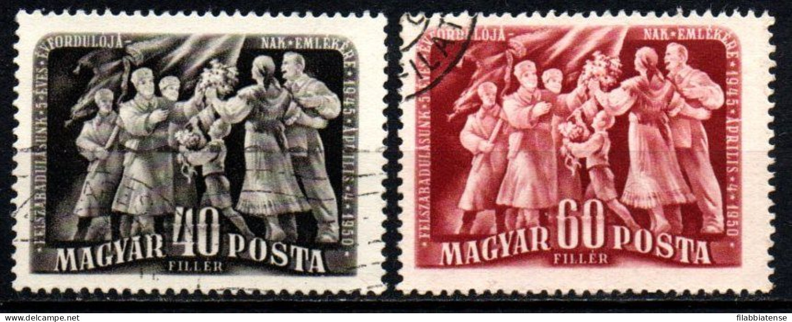 1950 - Ungheria 942/43 Liberazione   ------ - Usati