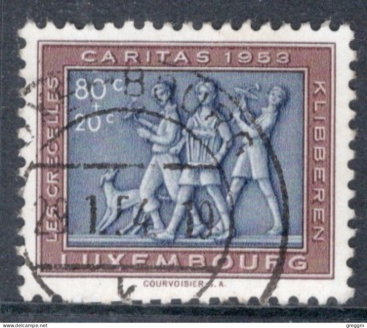 Luxembourg 1953 Single Stamp For Luxembourg Folklore In Fine Used - Oblitérés