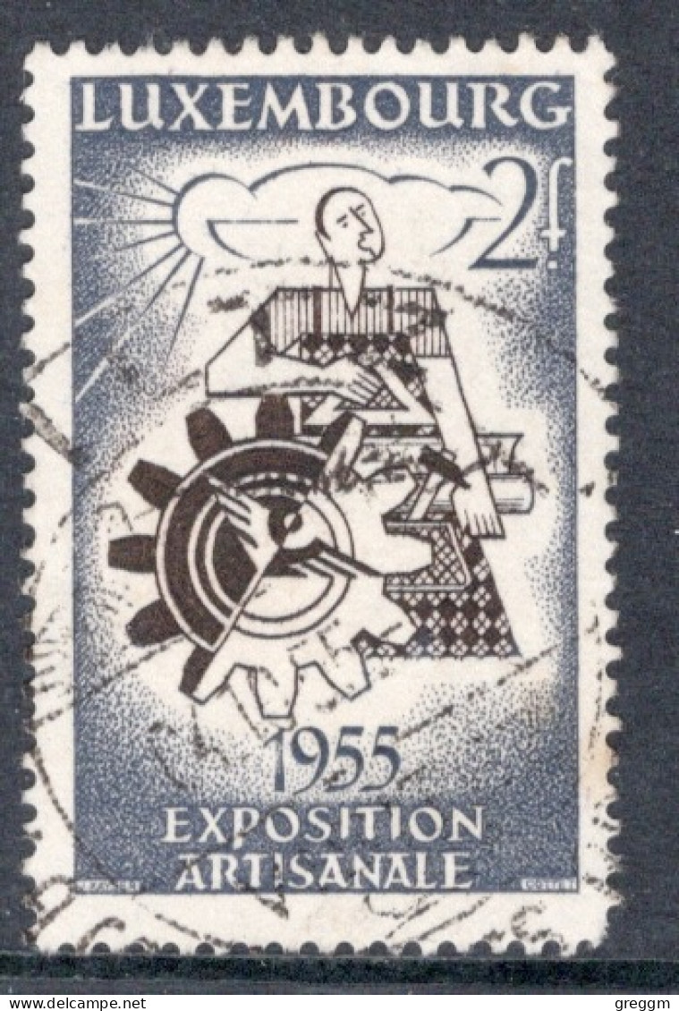 Luxembourg 1955 Single Stamp For National Handicraft Exposition In Fine Used - Gebraucht