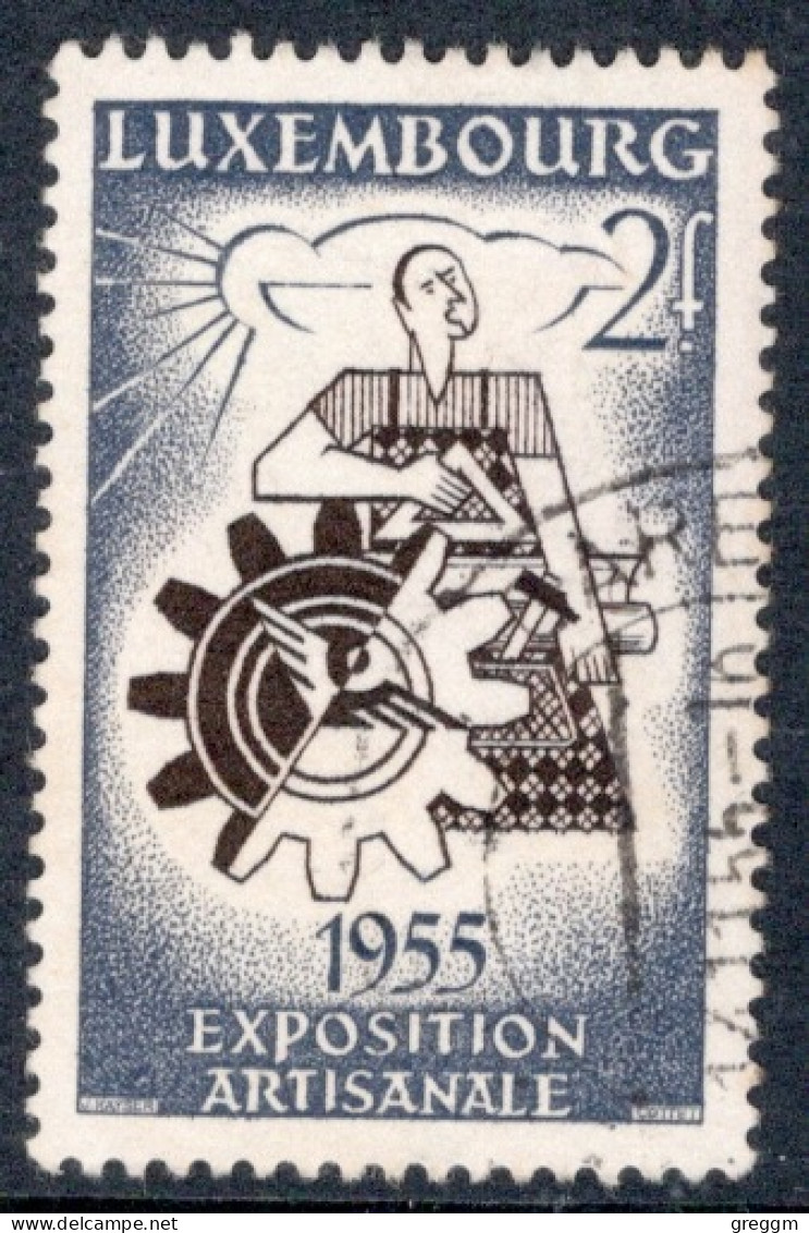 Luxembourg 1955 Single Stamp For National Handicraft Exposition In Fine Used - Usati