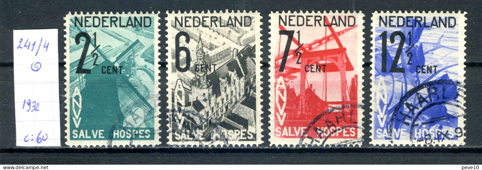 Pays-Bas    N° 241/4  O - Used Stamps