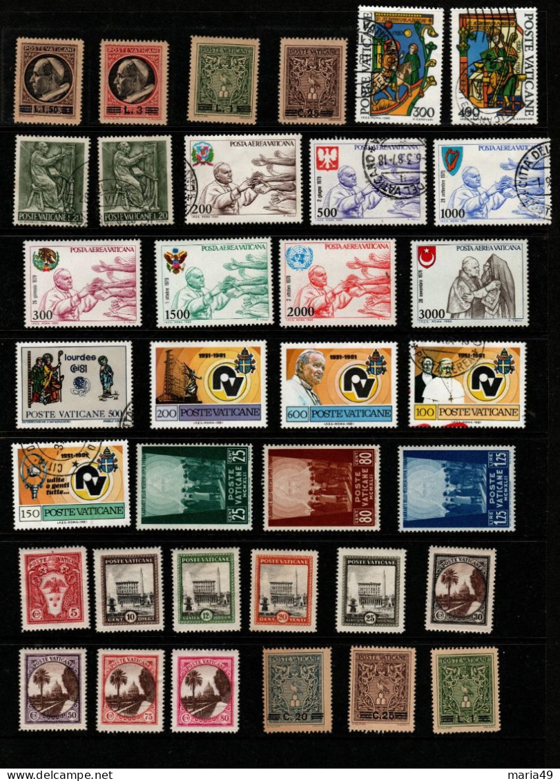 Vatican City Mint And Used Stamps On Page (35) Lot 50 - Collections