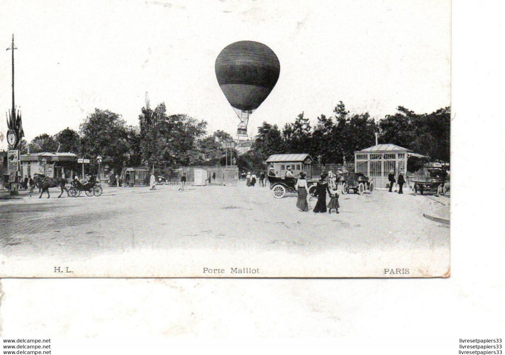 CPA (75) Paris - Porte Maillot - Mongolfière - Luchtballon