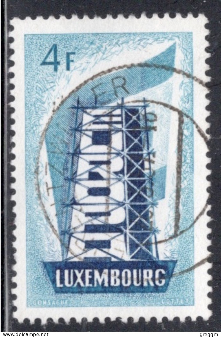 Luxembourg 1956 Single Stamp For EUROPA  In Fine Used - Oblitérés