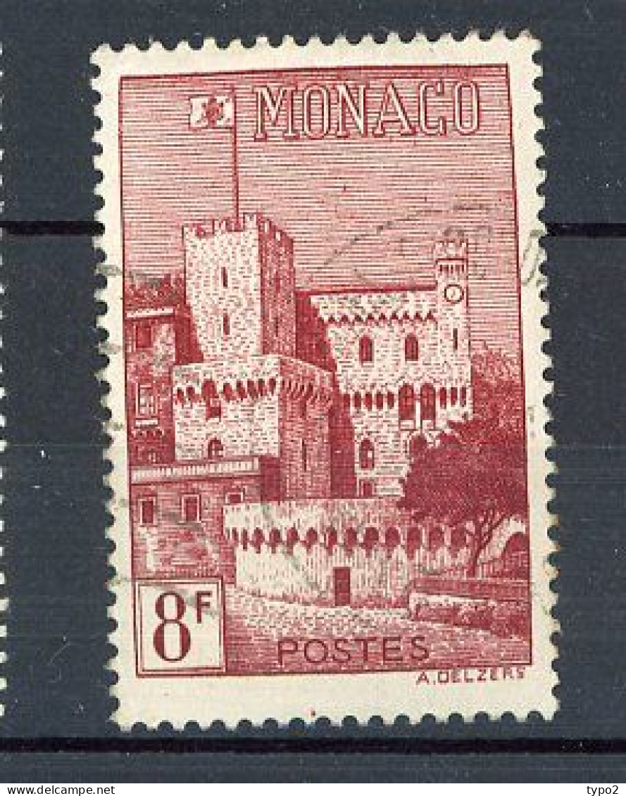 MONACO - Yv. N° 310B  (o)  8f  Vues Cote 2,55 Euro BE  2 Scans - Gebruikt