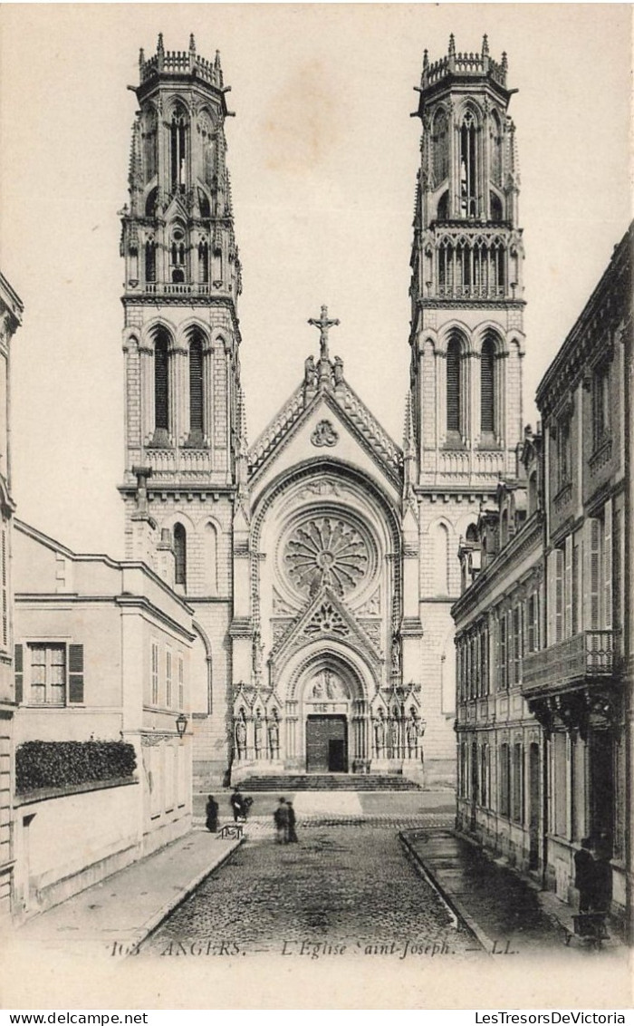 FRANCE - Angers - L'église Saint Joseph - Carte Postale Ancienne - Angers