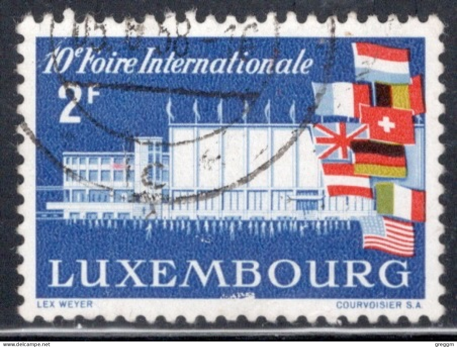 Luxembourg 1958 Single Stamp For The 10th International Luxembourg Fair In Fine Used - Used Stamps