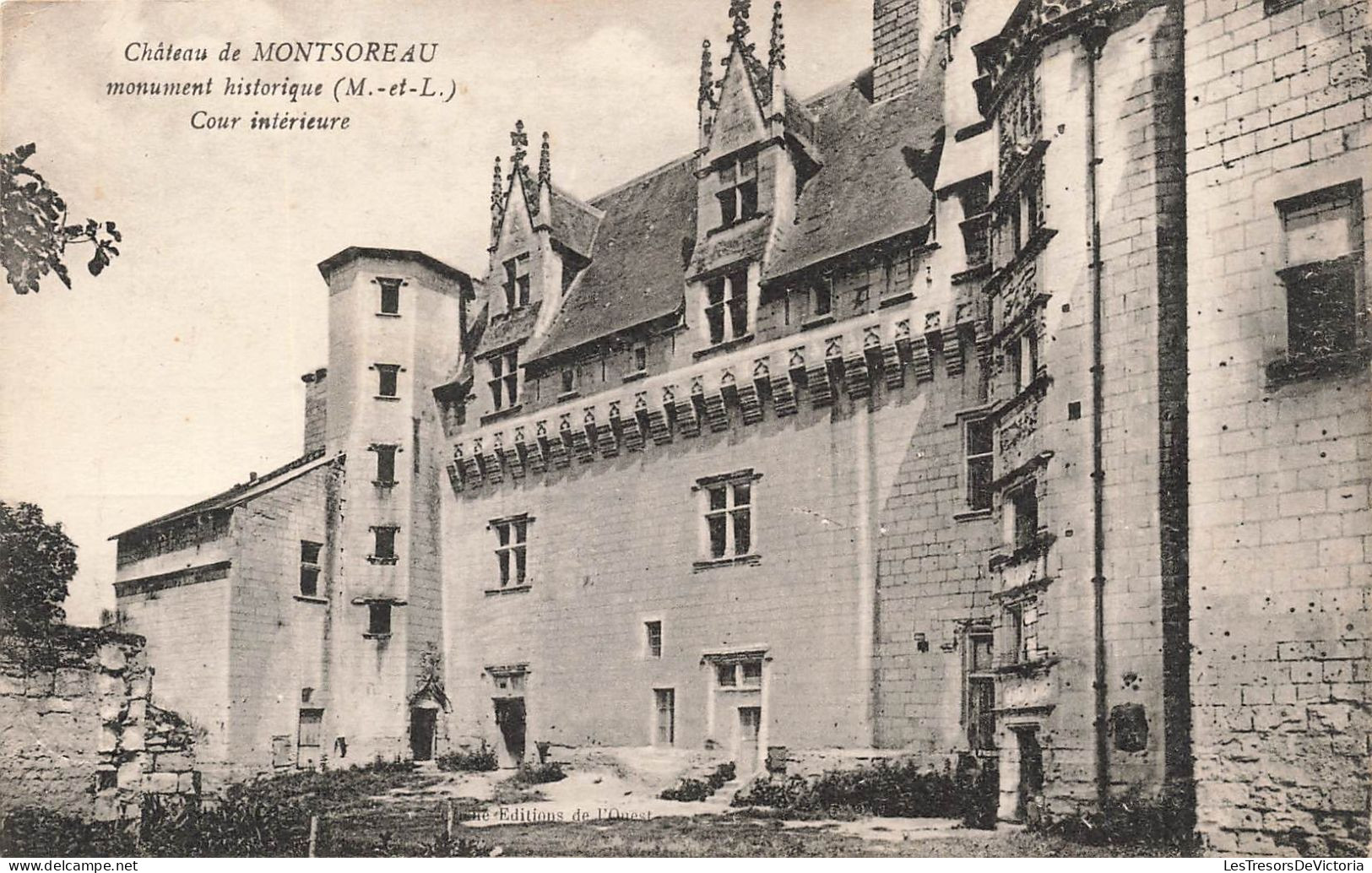 FRANCE - Montsoreau - Vue Générale De La Cour Du Château De Montsoreau Monument Historique - Carte Postale Ancienne - Sonstige & Ohne Zuordnung