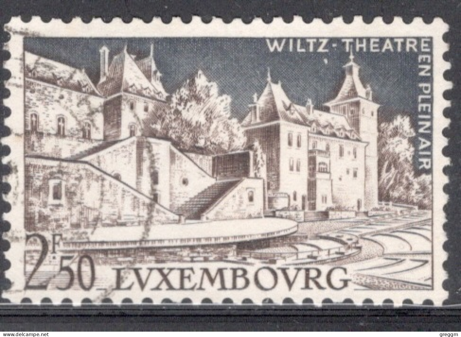 Luxembourg 1958 Single Stamp For Landscapes In Fine Used - Usados