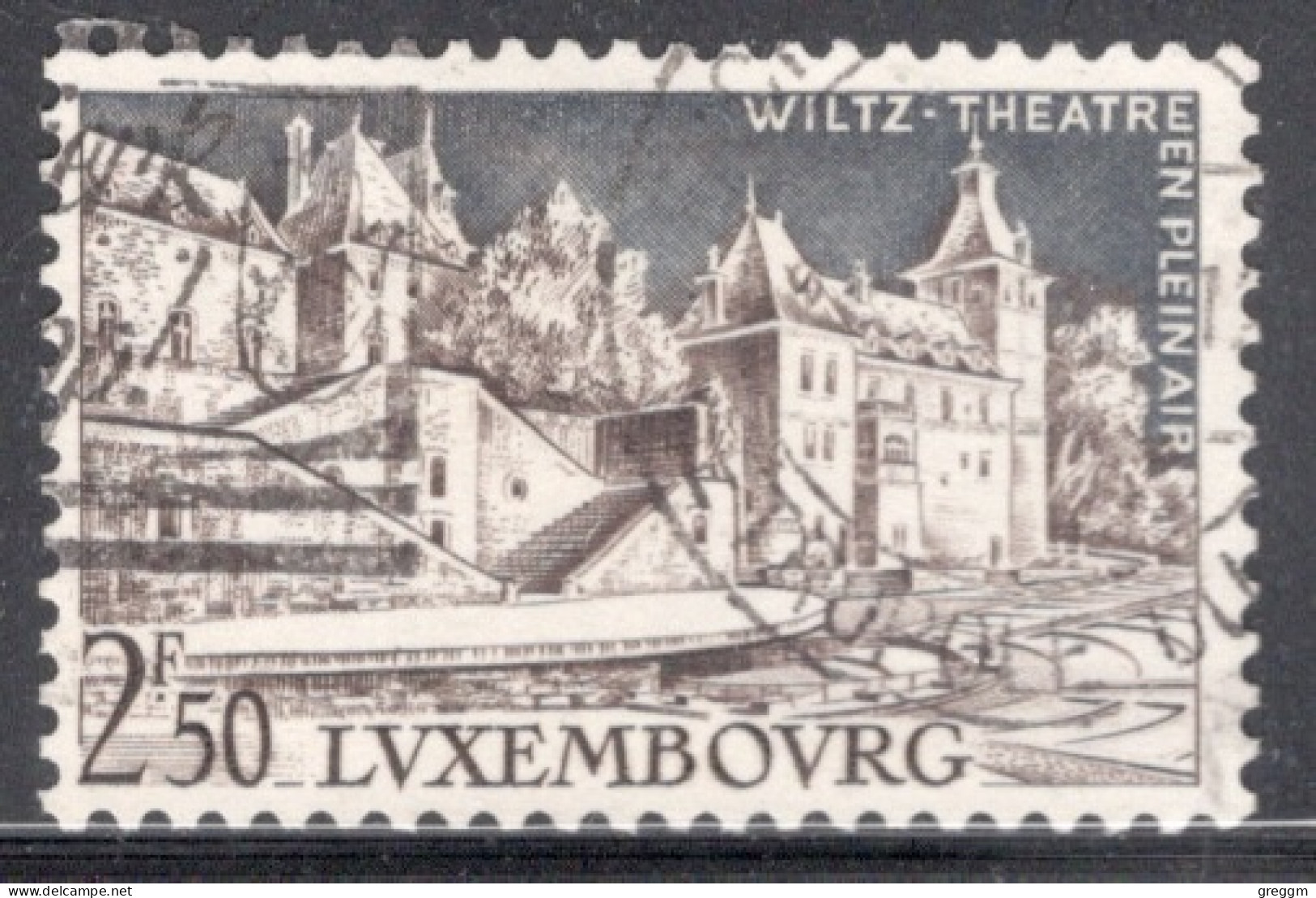 Luxembourg 1958 Single Stamp For Landscapes In Fine Used - Usati