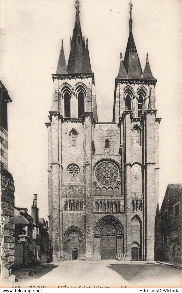 FRANCE - Blois - Vue Générale De L'église Saint Nicolas - L L - Vue De L'extérieur - Carte Postale Ancienne - Blois