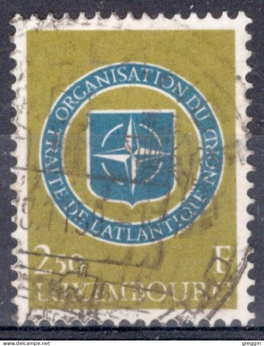 Luxembourg 1958 Single Stamp For The 10th Anniversary Of NATO In Fine Used - Gebraucht