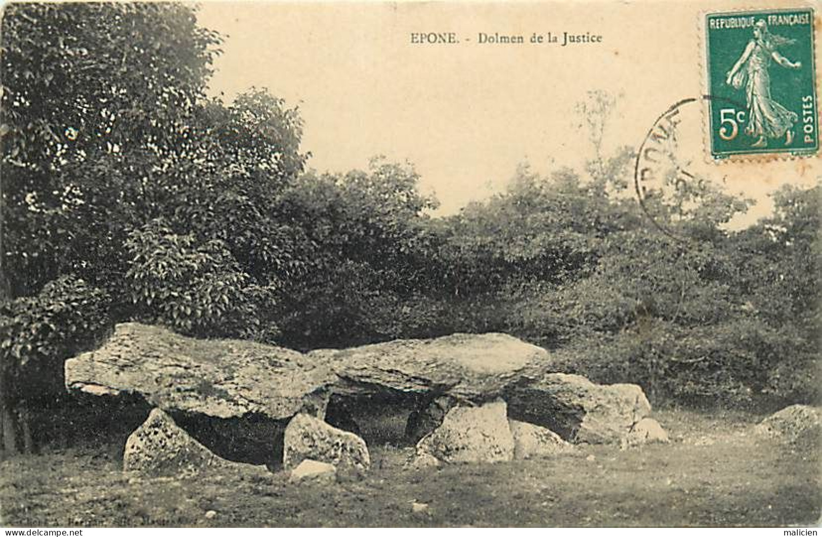 - Yvelines -ref-C60- Epône - Dolmen De La Justice - Dolmens - - Epone