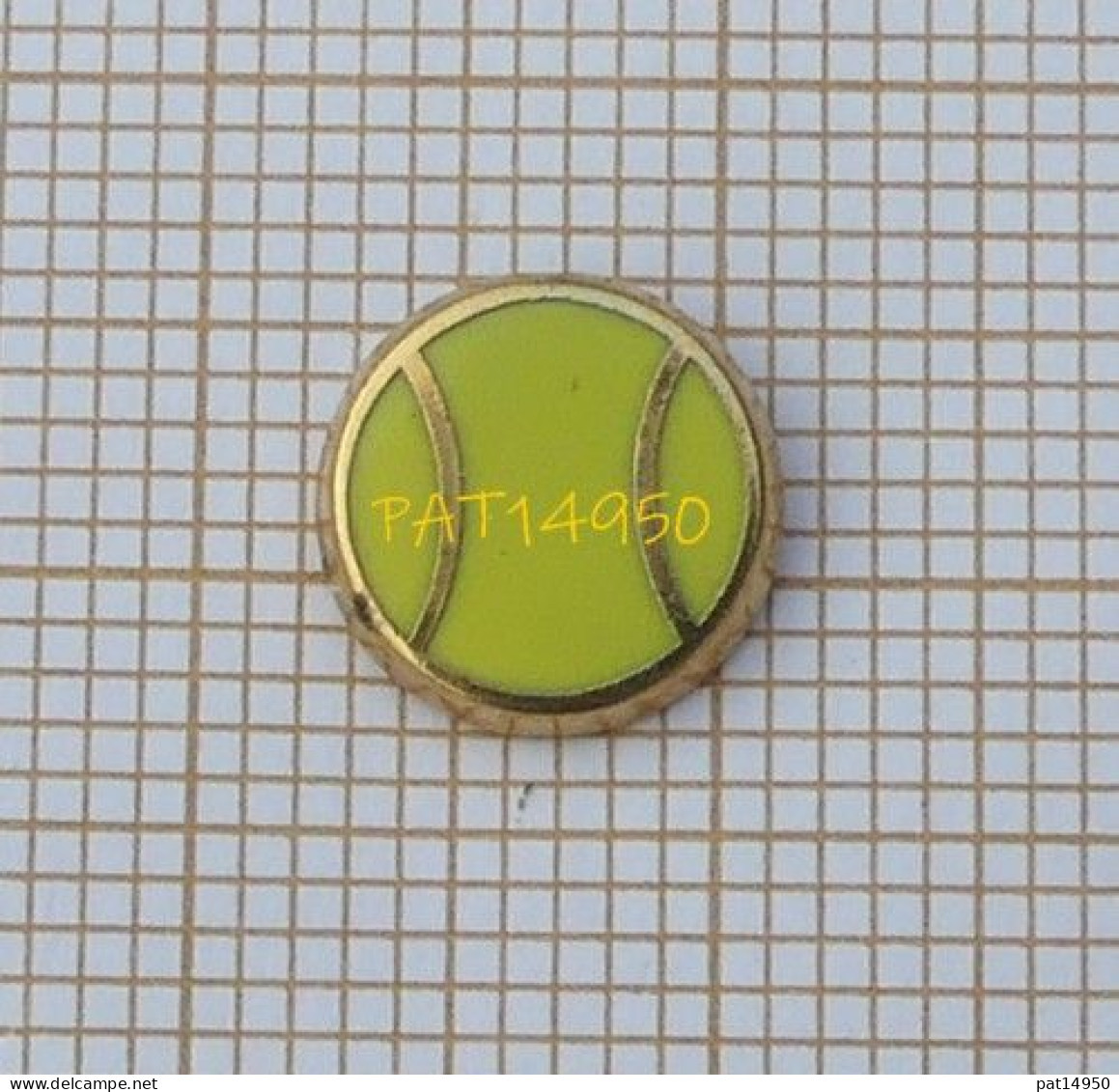 PAT14950 BALLE DE TENNIS JAUNE  Diamètre 0,9 Cms   En   Version ZAMAC = Qualité ARTHUS - Tenis