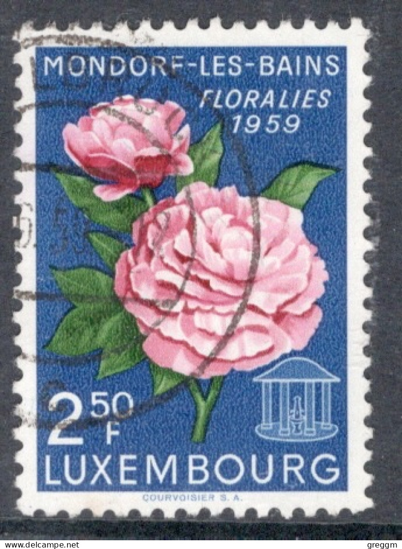 Luxembourg 1959 Single Stamp For Mondorf-les-Bains Flower Festival In Fine Used - Used Stamps