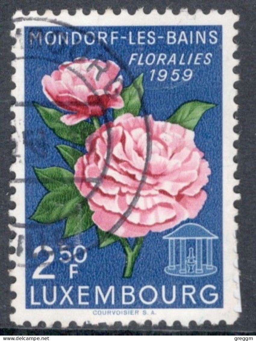 Luxembourg 1959 Single Stamp For Mondorf-les-Bains Flower Festival In Fine Used - Gebruikt