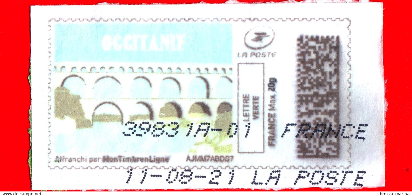 FRANCIA - Usato - 2021 - 2021 - MontimbrenLigne - - Used Stamps