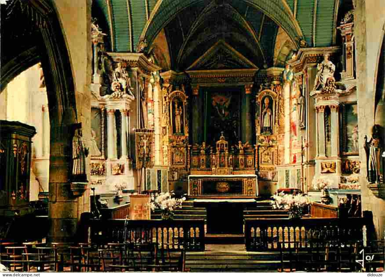 29 - Sizun - Eglise Saint Suliau - Le Choeur - Maitre-Autel à Pavillon - Voir Scans Recto Verso  - Sizun