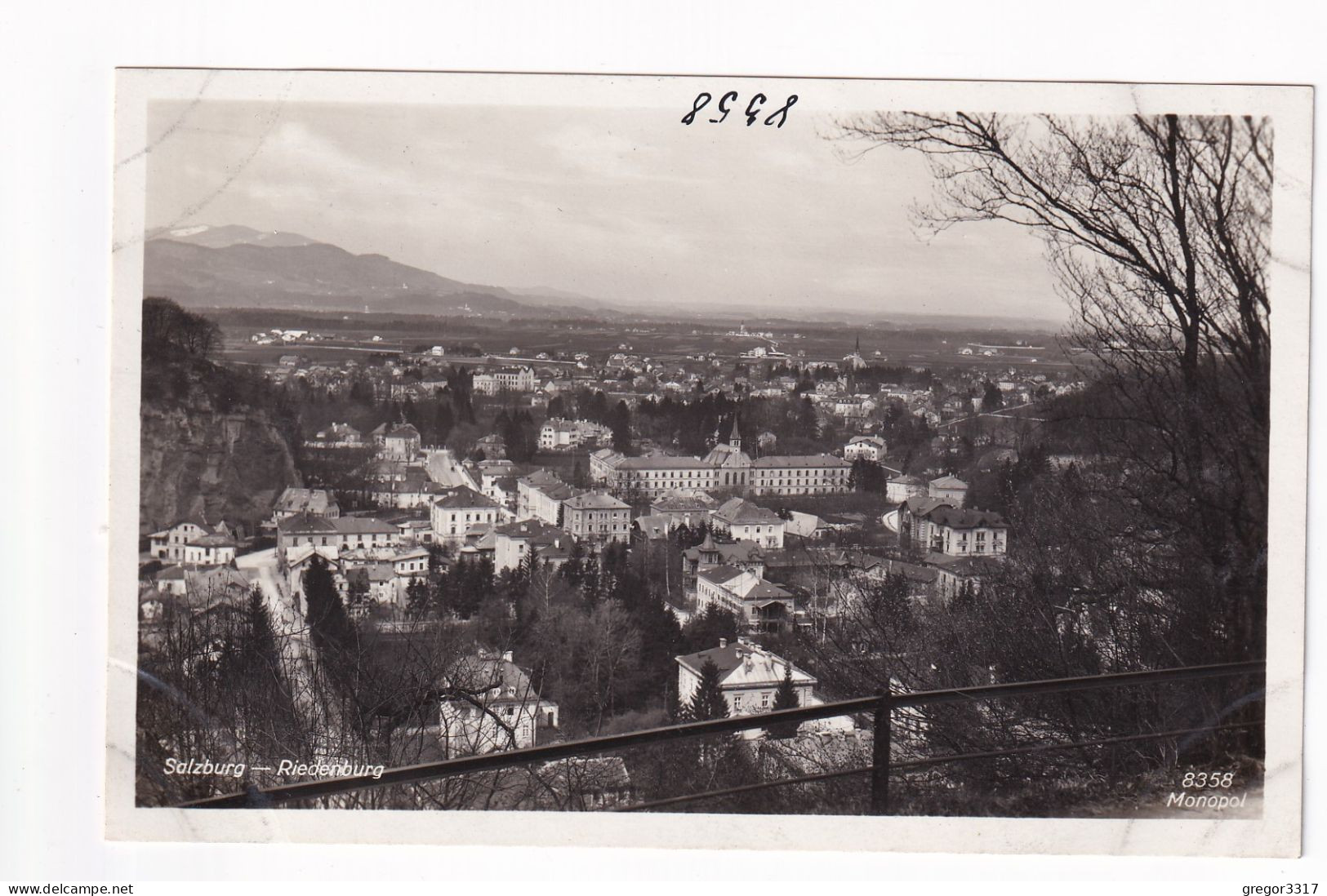 E5211) SALZBURG - RIEDENBURG - Tolle FOTO AK - Häuser Im Vordergrund ALT! ! - Salzburg Stadt