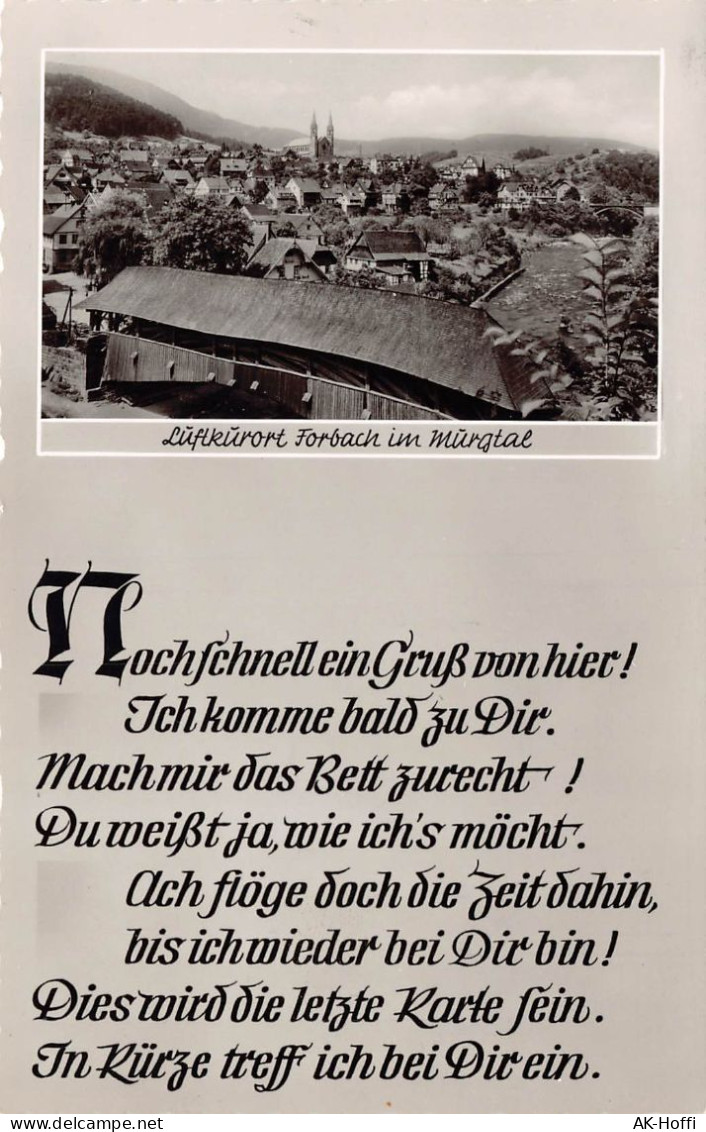 Forbach Im Schwarzwald - Gedicht (2955) - Forbach