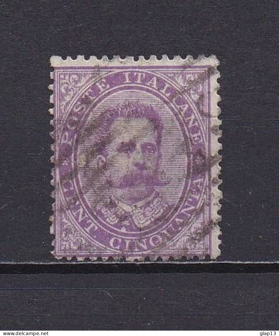 ITALIE 1879 TIMBRE N°38 OBLITERE HUMBERT PREMIER - Oblitérés